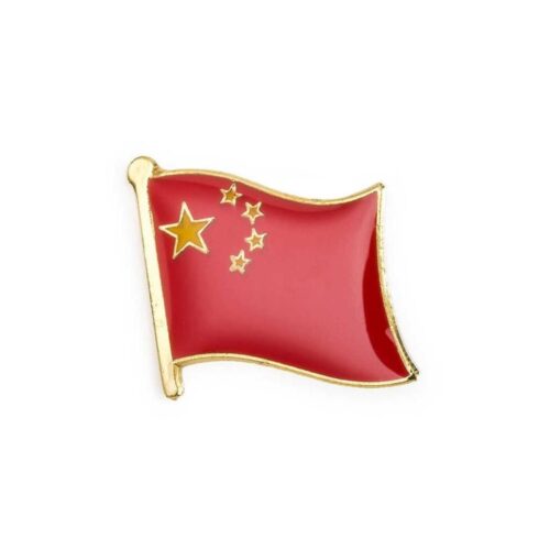 Chinese Flag Lapel Pin – China Badge Brooch Pin