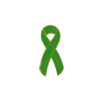 Green Awareness Ribbon Lapel Pin – Mental Health & Wellbeing Ribbon
