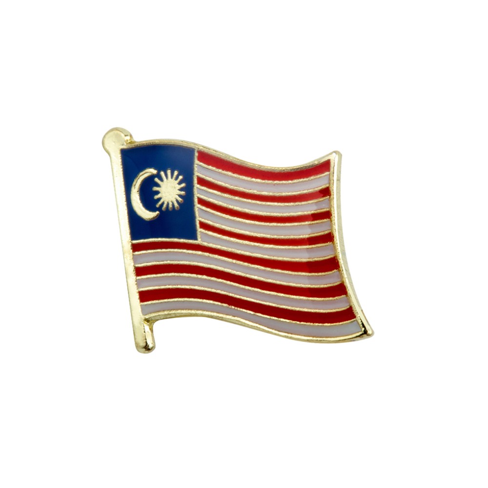 Malaysia Flag Lapel Pin – Badge Brooch Pin