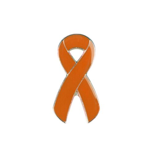 Orange Awareness Lapel Pin Darker Shade – Community & Advocacy Support