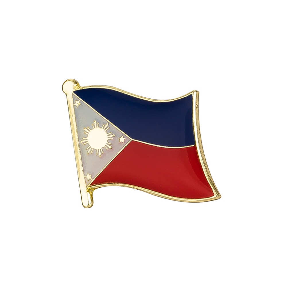 Philippines Flag Lapel Pin – Filipino Badge Brooch Pin