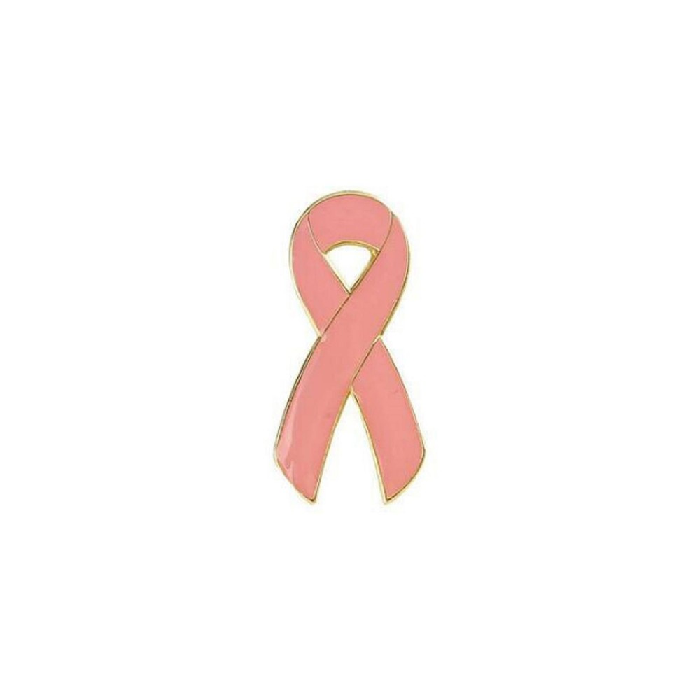 Pink Awareness Ribbon Lapel Pin- Breast Cancer Awareness and Women’s Health Ribbon