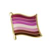Lesbian Pride Flag Lapel Pin – LGBTQIA+ Enamel Badge Brooch