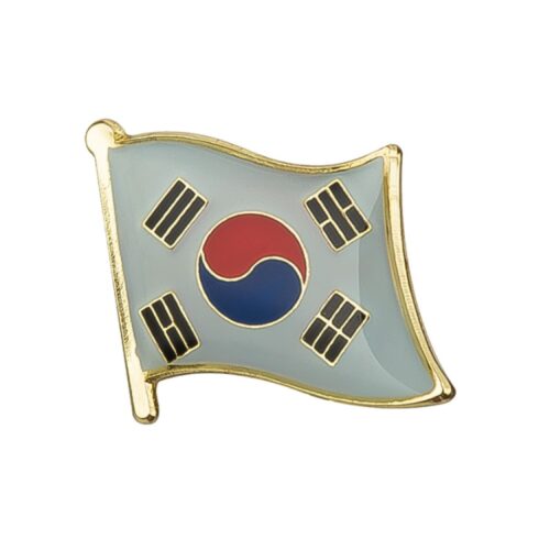 South Korea Flag Lapel Pin – Korean Badge Brooch Pin