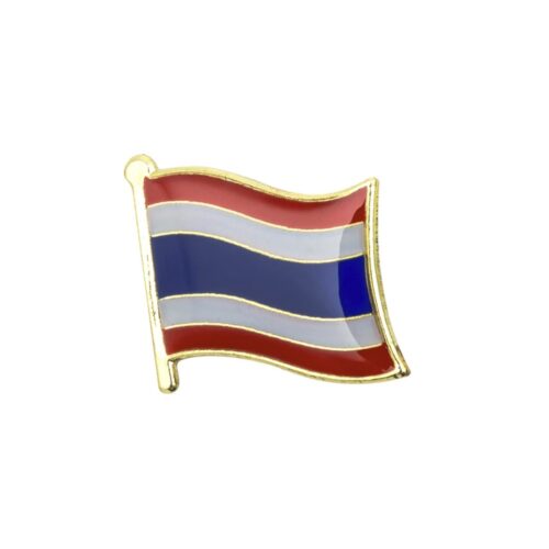 Thailand Flag Lapel Pin – Thai Badge Brooch Pin