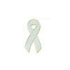 White Awareness Ribbon Lapel Pin – Violence Against Women & Lung Cancer Ribbon