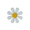 Daisy Fashion Lapel Pin Proudly. Pride Badge Lapel Hat Tie Pin Brooch