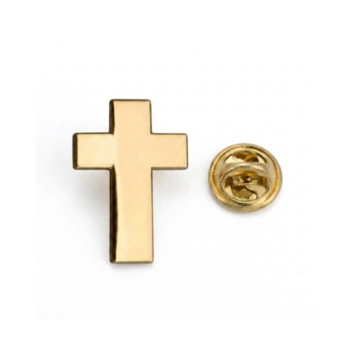 Cross Metal Lapel Pin. Badge Lapel Hat Tie Pin Brooch