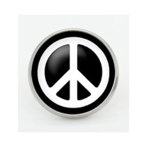 Peace Symbol Hippie Peace Sign Lapel Pin Proudly. Pride Badge Lapel Hat Tie Pin Brooch