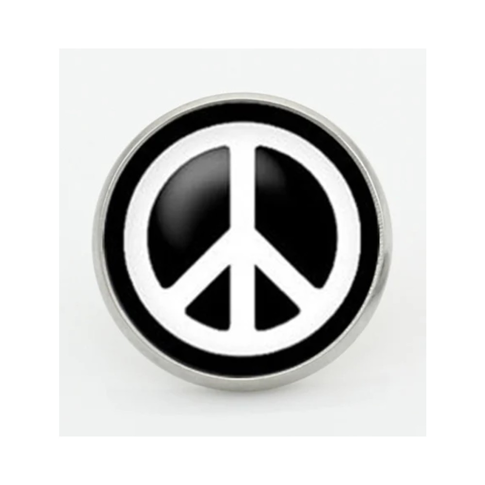Peace Symbol Hippie Peace Sign Lapel Pin Proudly. Pride Badge Lapel Hat Tie Pin Brooch