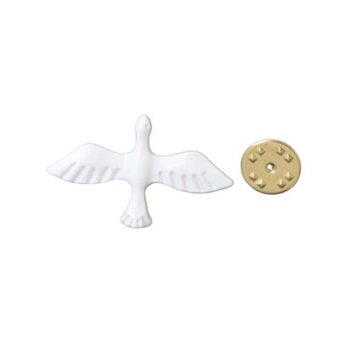 White Dove Of Peace Dove Lapel Pin Proudly. Pride Badge Lapel Hat Tie Pin Brooch