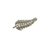 Silver Fern Lapel Pin – New Zealand Souvenir National Pride Badge, Brooch for Hats, Ties & Jackets