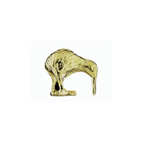 Kiwi Brooch Golden Lapel Pin Proudly Pride Badge Lapel Hat Tie Pin Brooch