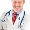Blue Awareness Ribbon Lapel Pin - Colon cancer and Prostate cancer awareness Ribbon - Image 3